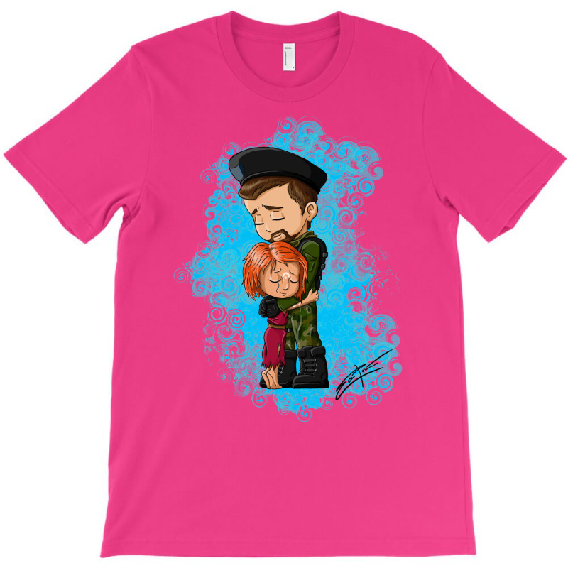 Irisa And Nolan Hugging T-Shirt by nessahlngrids | Artistshot