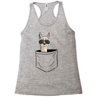 Hipster Alpaca With Sunglasses  Casual Llama In Pocket Racerback Tank | Artistshot