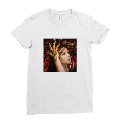 Eva Queen Album Cover Ladies Fitted T-shirt Designed By Hersaputra270