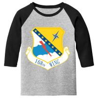 168th Wing (u.s. Air Force) Youth 3/4 Sleeve | Artistshot