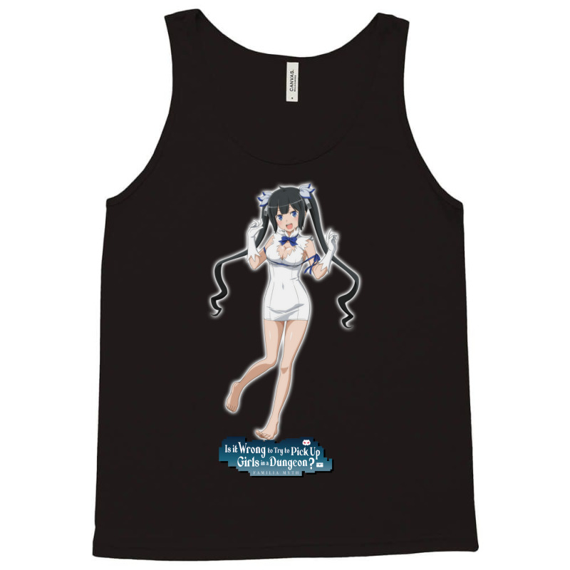 Is It Wrong To Try To Pick Up Girls In A Dungeon Anime Tank Top by nessahlngrids | Artistshot