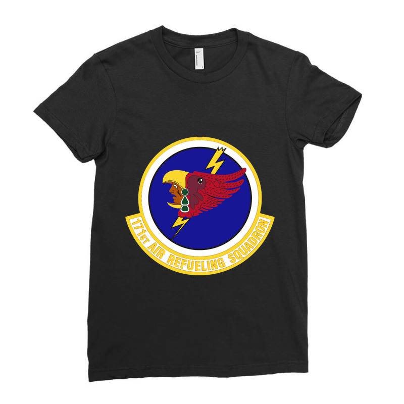 171st Air Refueling Squadron (u.s. Air Force) Ladies Fitted T-Shirt by nourishnormally484 | Artistshot