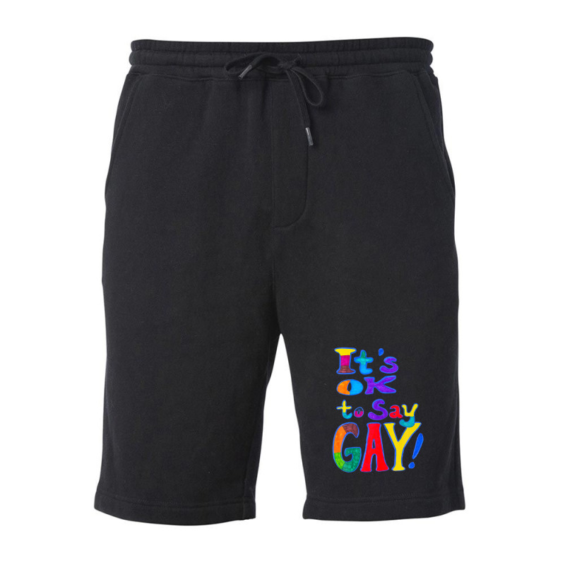 It's Ok To Say Gay Florida Gay Say Gay Trans Stay Proud Lgbt Fleece Short by morapzebzerf | Artistshot