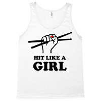 Hit Like A Girl Tank Top | Artistshot