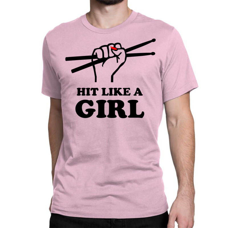 Hit Like A Girl Classic T-shirt | Artistshot