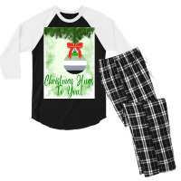 Aromantic Christmas Design - Christmas Hugs To You! Men's 3/4 Sleeve Pajama Set | Artistshot