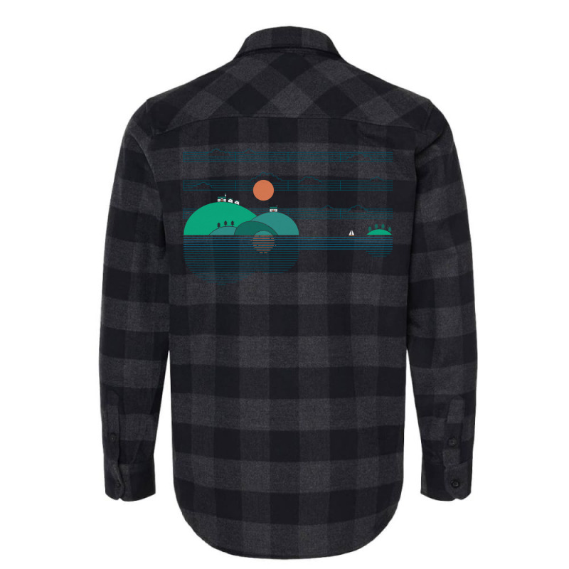 Island Folk Flannel Shirt by nessahlngrids | Artistshot