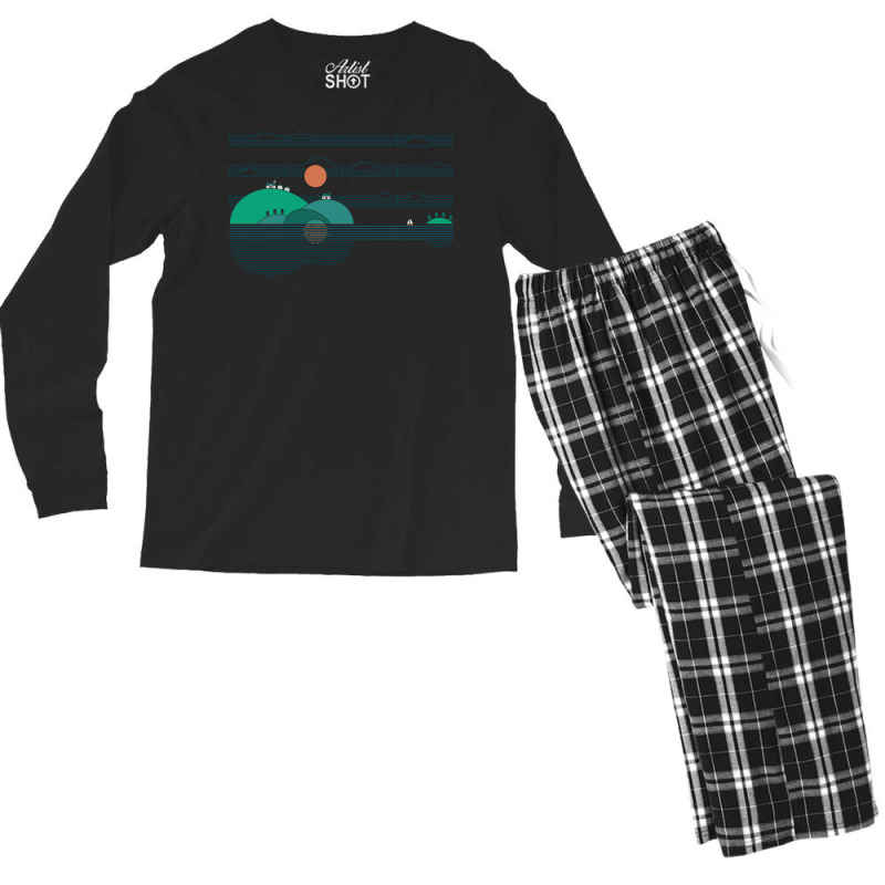 Island Folk Men's Long Sleeve Pajama Set by nessahlngrids | Artistshot