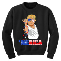 4th Of July Funny Merica Youth Sweatshirt | Artistshot