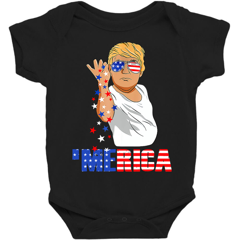 4th Of July Funny Merica Baby Bodysuit | Artistshot