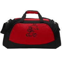 Calvin & Hobbes Comic Running Naked Active Duffel | Artistshot
