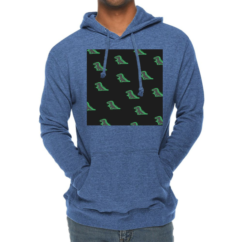 Cute Dinosaur Poster Hippie Lightweight Hoodie | Artistshot