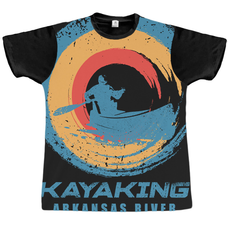 Arkansas River Kayak Adventure Graphic T-shirt by ternacanuda | Artistshot