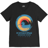 Arkansas River Kayak Adventure V-neck Tee | Artistshot