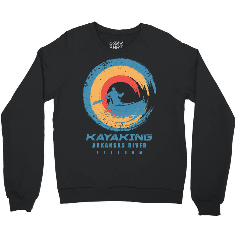 Arkansas River Kayak Adventure Crewneck Sweatshirt by ternacanuda | Artistshot