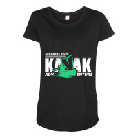 Arkansas River Kayak Adventure-xq8vf Maternity Scoop Neck T-shirt | Artistshot