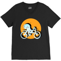 Octopus Bike V-neck Tee | Artistshot