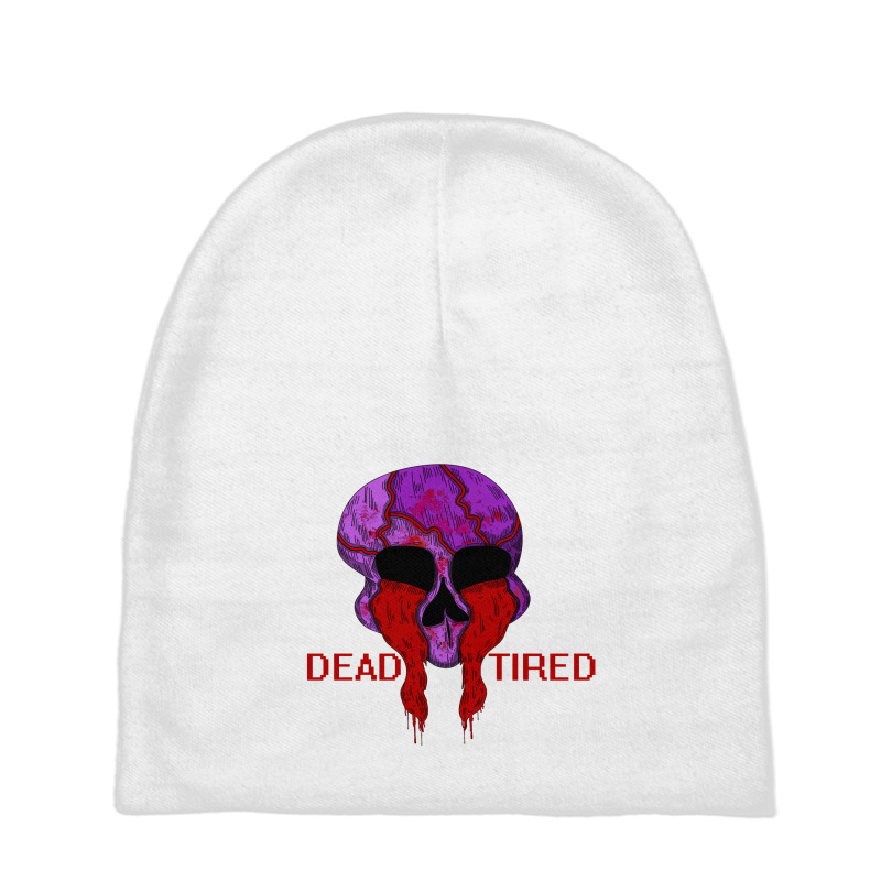 Dead Tired Baby Beanies | Artistshot