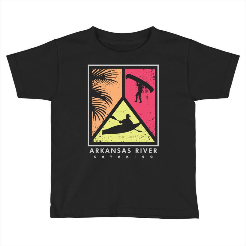 Arkansas River Kayaker Toddler T-shirt by ternacanuda | Artistshot