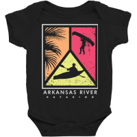 Arkansas River Kayaker Baby Bodysuit | Artistshot