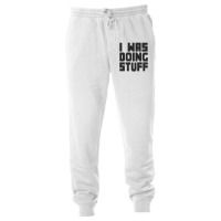 I Was Doing Stuff Funny Couple I'm Stuff   T Shirt Unisex Jogger | Artistshot