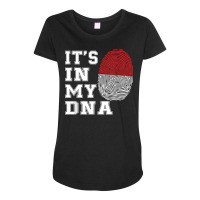 It's In My Dna Java Proud Gift Indonesia Flag T Shirt Maternity Scoop Neck T-shirt | Artistshot