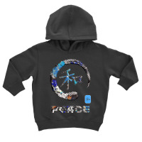 Peace Japanese Kanji Word Symbol Enso Circle 6 Toddler Hoodie | Artistshot