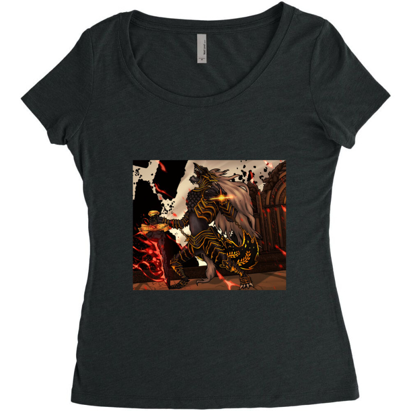 Blaidd Strive Burn Women's Triblend Scoop T-shirt by ErnestGallon | Artistshot