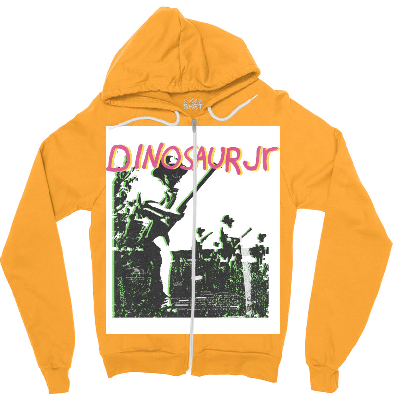 Dinosaur Jr Poster Humor Zipper Hoodie | Artistshot