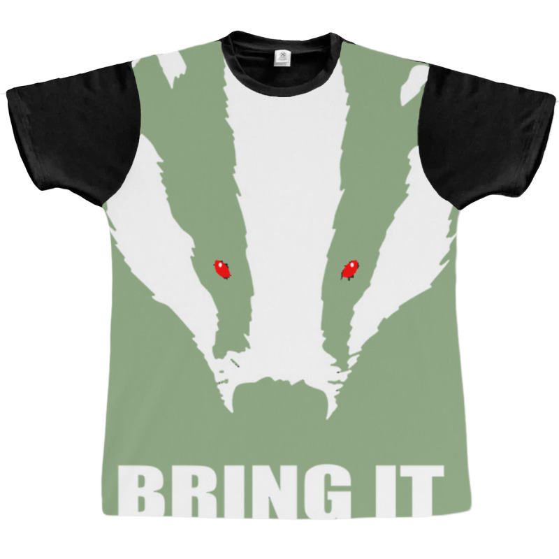 Honey Badger   Bring It Graphic T-shirt | Artistshot