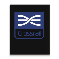 Crossrail Metal Print Vertical | Artistshot