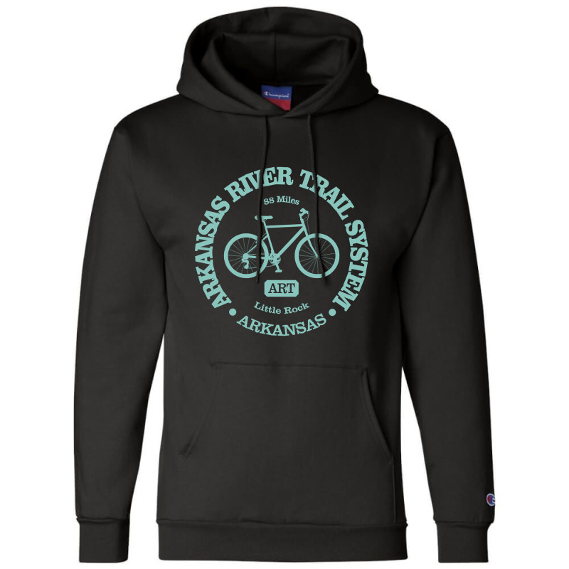 Arkansas River Trail System (cycling) Champion Hoodie by ternacanuda | Artistshot