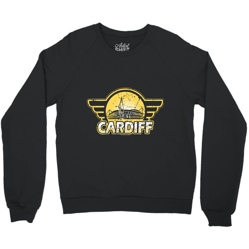 Cardiff Wales Uk Crewneck Sweatshirt by fencevaudeville14 | Artistshot