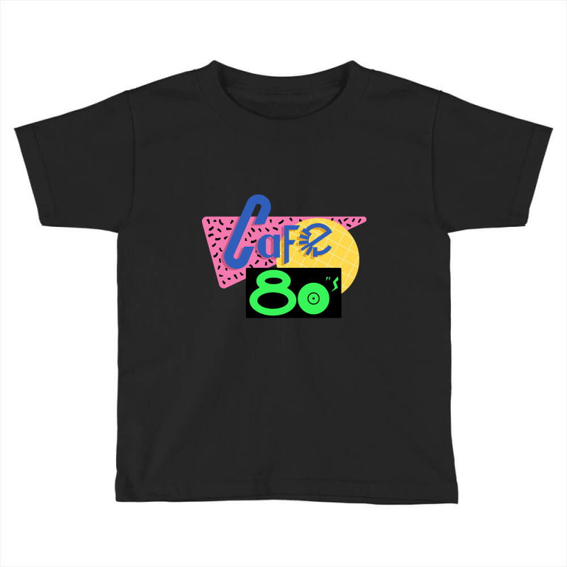 Back To The Future Cafe 80s Shirt - Most Accurate Clean Vector Art!! Toddler T-shirt by templetracking23 | Artistshot