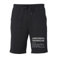 Anesthesia Technician - Definition Design Fleece Short | Artistshot