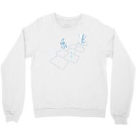 Hopscotch Astronauts Crewneck Sweatshirt | Artistshot