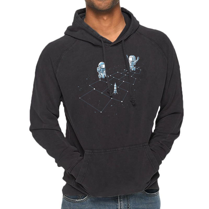 Hopscotch Astronauts Vintage Hoodie | Artistshot