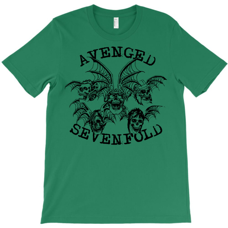 Avenged Black Skullheads Sevenfold T-shirt | Artistshot