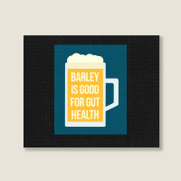 Barley Is Good For Gut Health Landscape Canvas Print | Artistshot