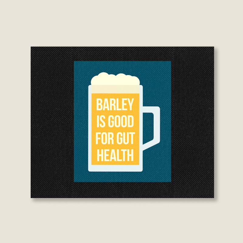 Barley Is Good For Gut Health Landscape Canvas Print | Artistshot