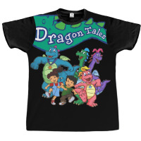 Dragon Tales Graphic Poster Vintage Graphic T-shirt | Artistshot