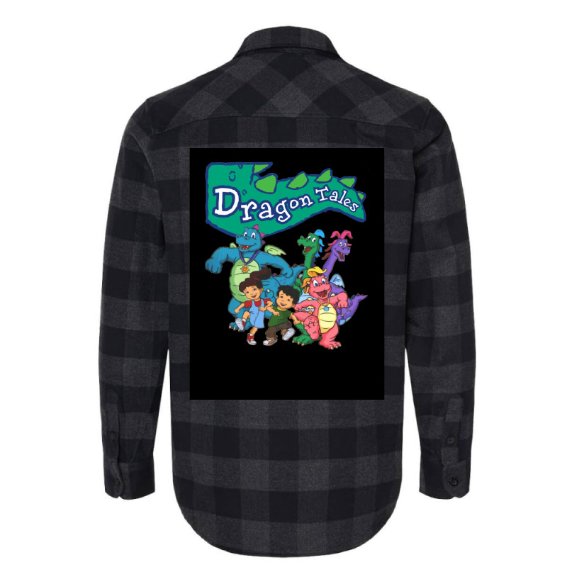 Dragon Tales Graphic Poster Vintage Flannel Shirt by ameldeditton00 | Artistshot