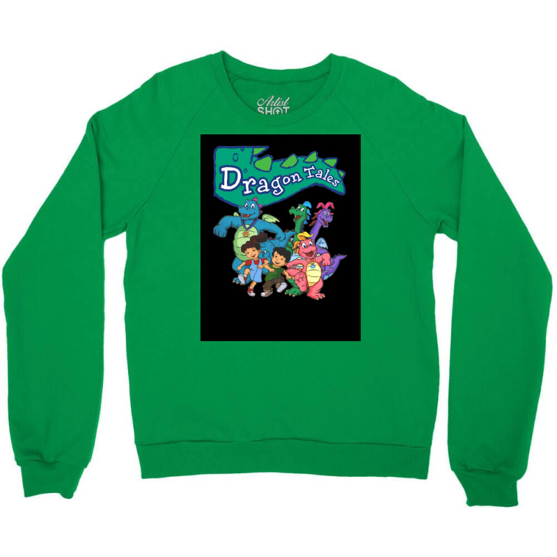 Dragon Tales Graphic Poster Vintage Crewneck Sweatshirt by ameldeditton00 | Artistshot