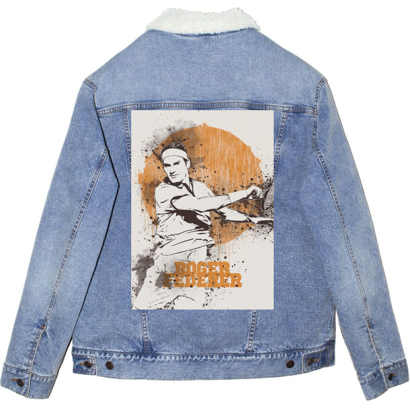 Roger Federer Unisex Sherpa-lined Denim Jacket | Artistshot