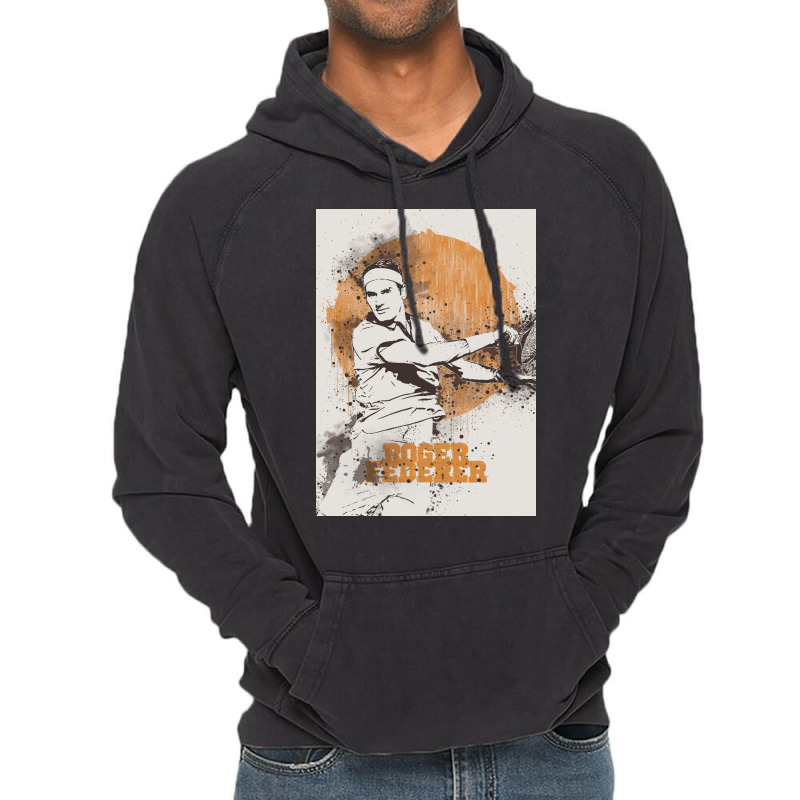 Roger Federer Vintage Hoodie | Artistshot