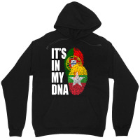 Burmese And Portuguese Mix Heritage Dna Flag Unisex Hoodie | Artistshot