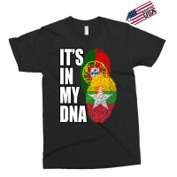 Burmese And Portuguese Mix Heritage Dna Flag Exclusive T-shirt | Artistshot