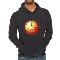 Beach Volleyball - Hermosa Beach Vintage Hoodie | Artistshot