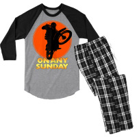 On Any Sunday Men's 3/4 Sleeve Pajama Set | Artistshot