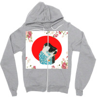 Geisha Combing Her Hair 1920 Poster Trending Green Zipper Hoodie | Artistshot